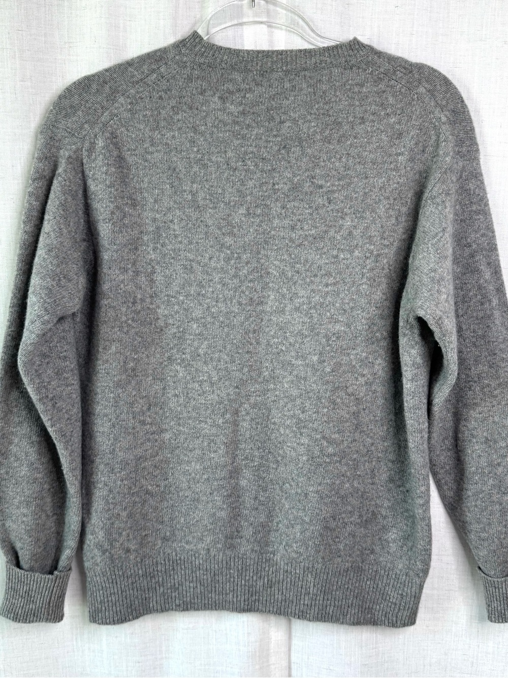 Burberry London Men’s Equestrian Knight Gray Lambswool Sweater Size Small - Picture 3 of 10